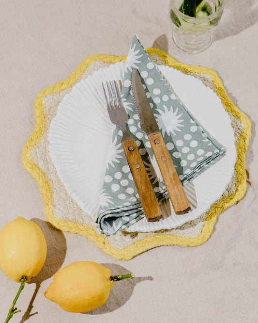 Sunbeam Napkins - Blue x 4