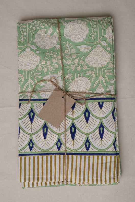 Pistachio Floral Table Cloth