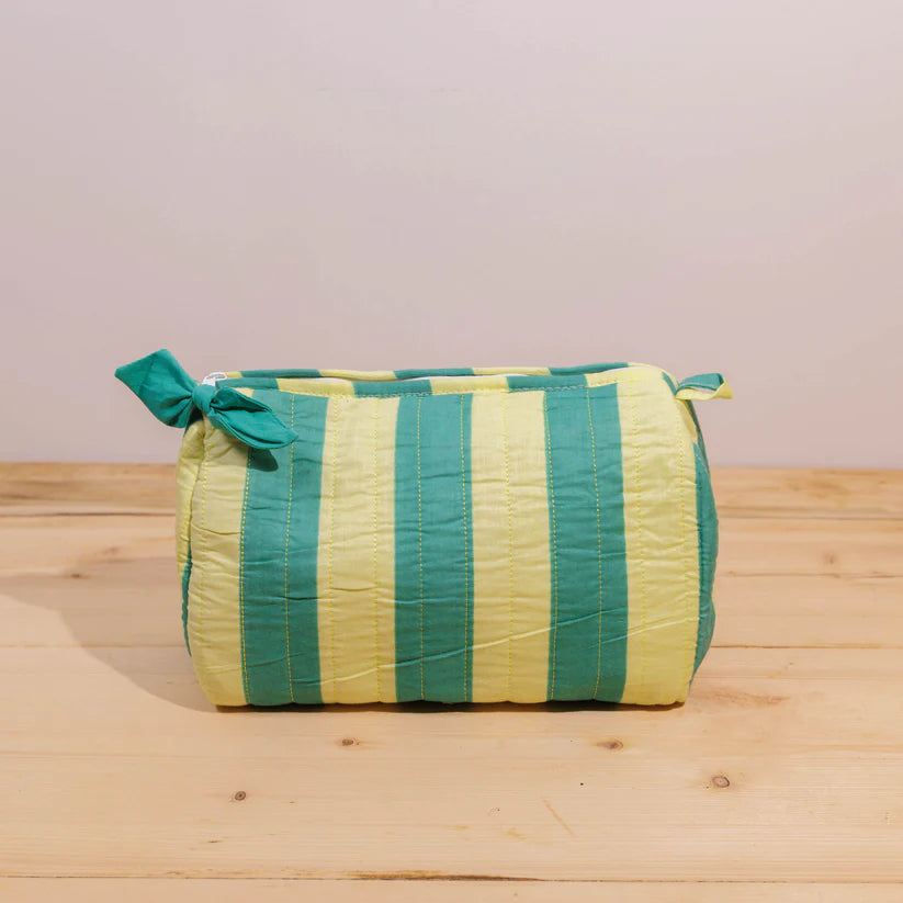 Wash Bag - Mojito Stripe