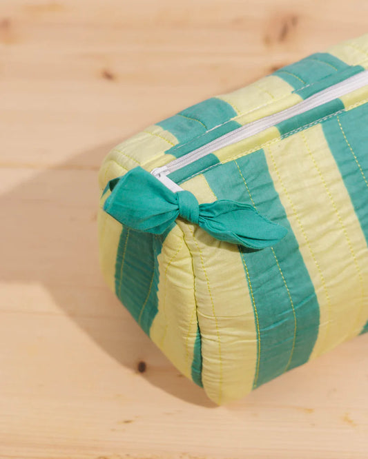 Wash Bag - Mojito Stripe