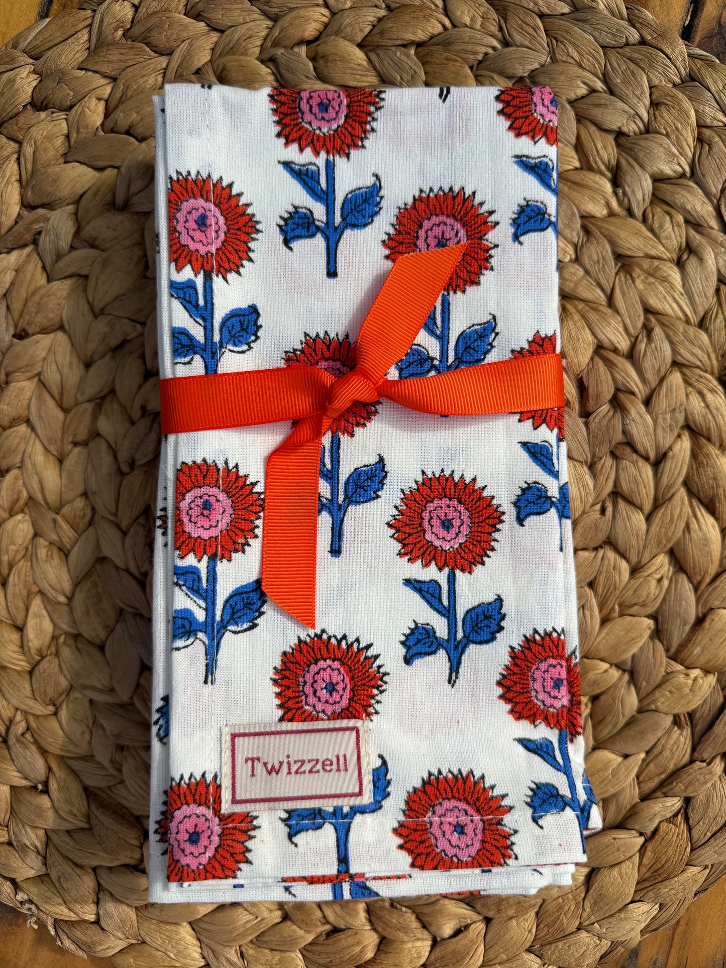 Sunflower Field Napkins x 4